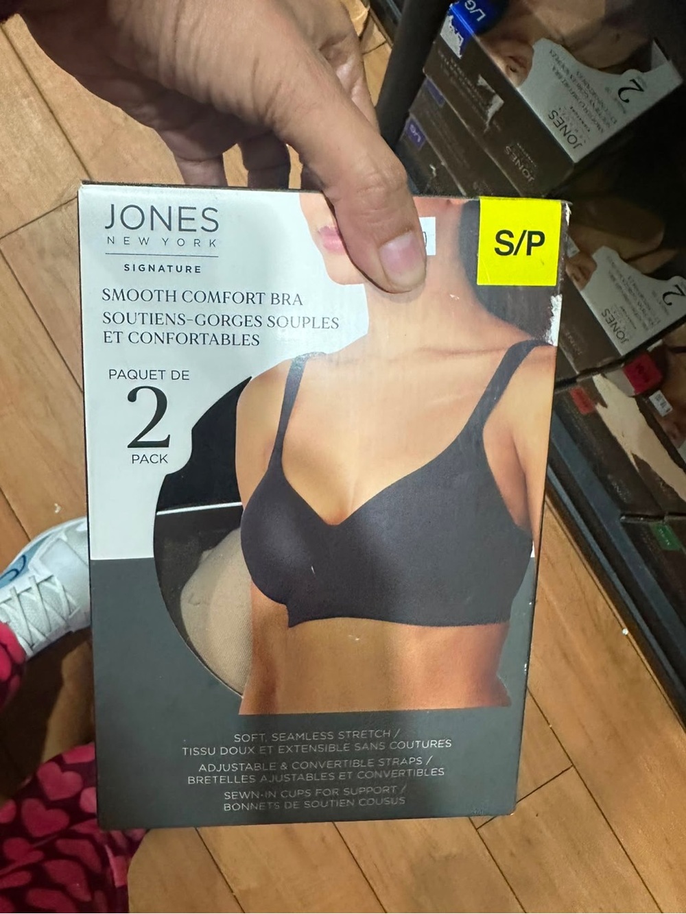 Jones New York Black Smooth Comfort Bra 2-Pack